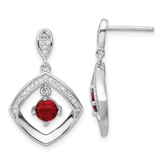 Sterling Silver Earrings Style QE16761 - Classique Jewelry Inc.