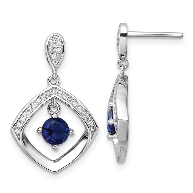 Sterling Silver Earrings Style QE16762 - Classique Jewelry Inc.