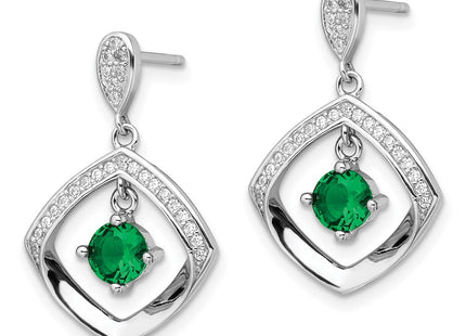Sterling Silver Earrings Style QE16763 - Classique Jewelry Inc.