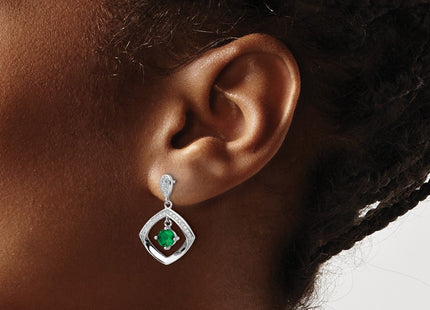 Sterling Silver Earrings Style QE16763 - Classique Jewelry Inc.