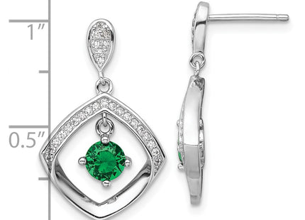 Sterling Silver Earrings Style QE16763 - Classique Jewelry Inc.