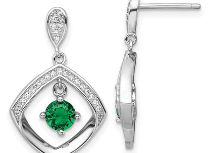 Sterling Silver Earrings Style QE16763 - Classique Jewelry Inc.