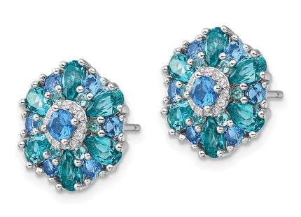 Sterling Silver Earrings Style QE16765 - Classique Jewelry Inc.