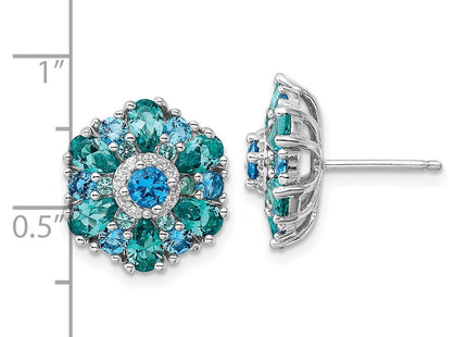 Sterling Silver Earrings Style QE16765 - Classique Jewelry Inc.