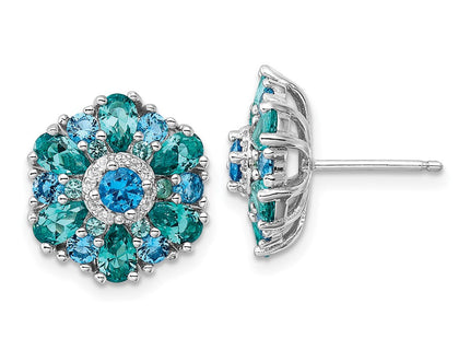 Sterling Silver Earrings Style QE16765 - Classique Jewelry Inc.