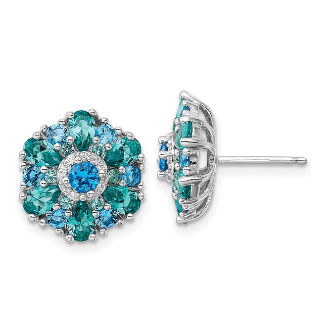 Sterling Silver Earrings Style QE16765 - Classique Jewelry Inc.