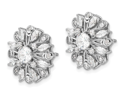 Sterling Silver Earrings Style QE16766 - Classique Jewelry Inc.