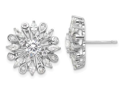 Sterling Silver Earrings Style QE16766 - Classique Jewelry Inc.