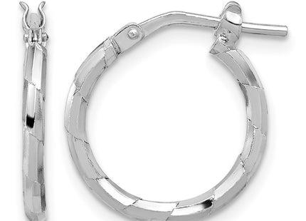 Sterling silver hoop earrings