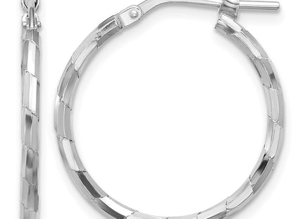 Sterling silver hoop earrings