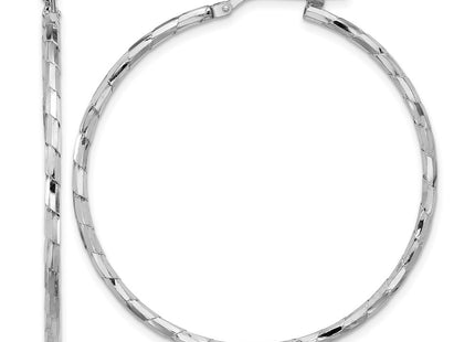 Sterling silver hoop earrings