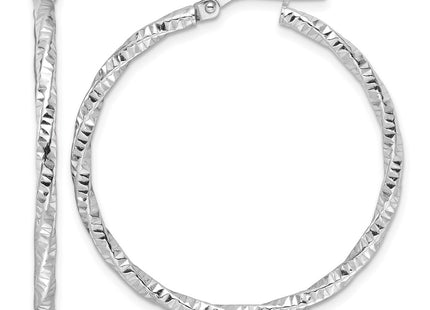 Sterling silver hoop earrings