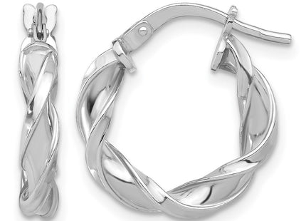 Sterling silver hoop earrings