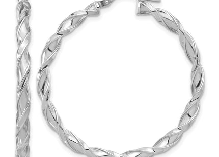 Sterling silver hoop earrings