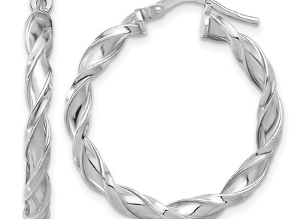 Sterling silver hoop earrings