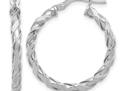 Sterling silver hoop earrings