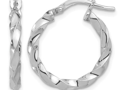 Sterling silver hoop earrings
