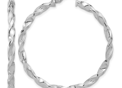 Sterling silver hoop earrings