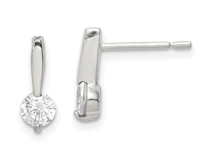 Sterling Silver Earrings Style QE1683 - Classique Jewelry Inc.