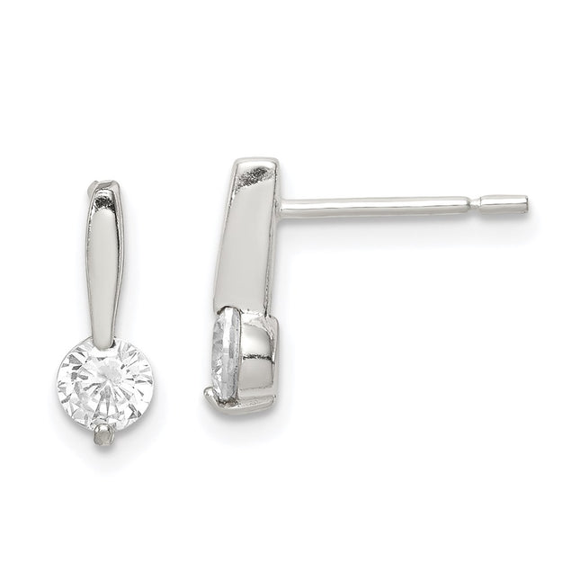 Sterling Silver Earrings Style QE1683 - Classique Jewelry Inc.