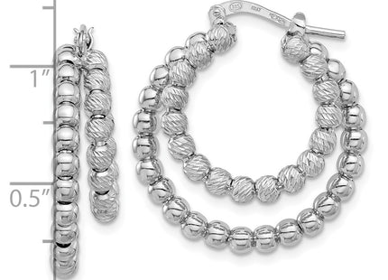 Sterling Silver Earrings Style QE16841 - Classique Jewelry Inc.