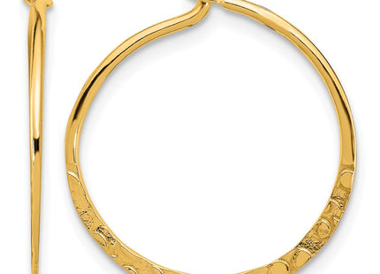 Sterling silver hoop earrings