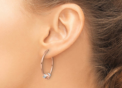 Sterling Silver Earrings Style QE16853 - Classique Jewelry Inc.