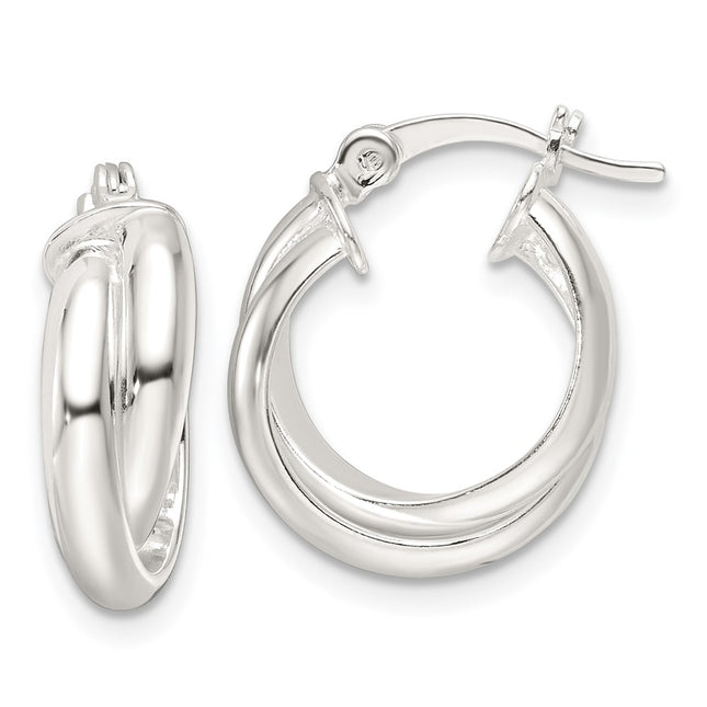 Sterling Silver Earrings Style QE16858 - Classique Jewelry Inc.