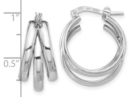 Sterling Silver Earrings Style QE16859 - Classique Jewelry Inc.