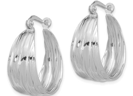 Sterling Silver Earrings Style QE16895 - Classique Jewelry Inc.