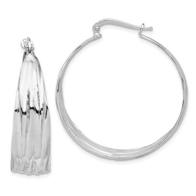 Sterling Silver Earrings Style QE16897 - Classique Jewelry Inc.