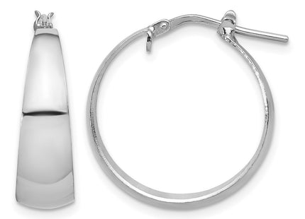 Sterling silver hoop earrings