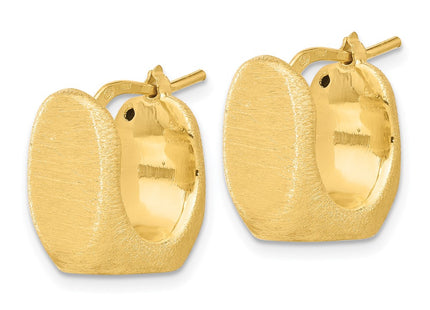 SS/Gold Plated Earrings Style QE16910GP - Classique Jewelry Inc.
