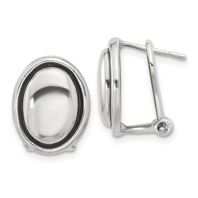 Sterling Silver Earrings Style QE16935 - Classique Jewelry Inc.