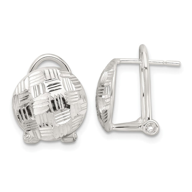 Sterling Silver Earrings Style QE16936 - Classique Jewelry Inc.