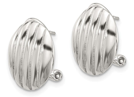 Sterling Silver Earrings Style QE16938 - Classique Jewelry Inc.