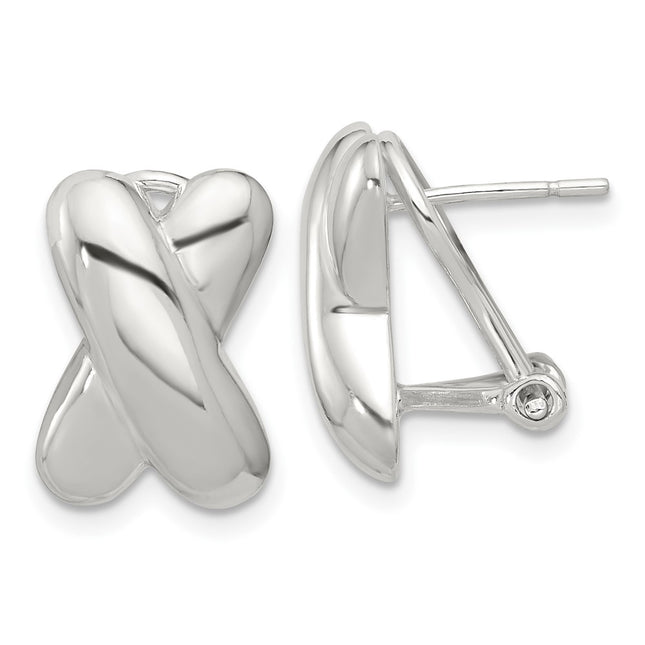 Sterling Silver Earrings Style QE16943 - Classique Jewelry Inc.