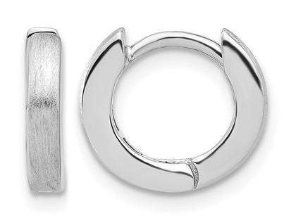 Sterling silver hoop earrings