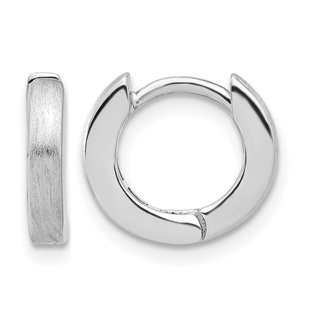 Sterling silver hoop earrings