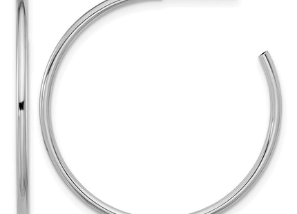 Sterling silver hoop earrings
