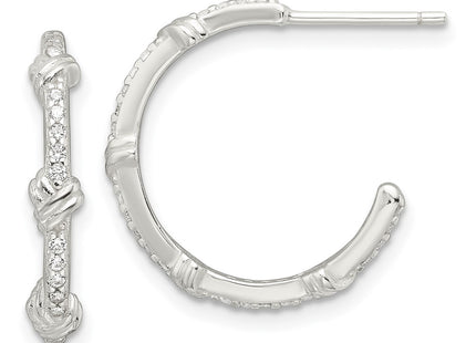 Sterling Silver Earrings Style QE16986 - Classique Jewelry Inc.