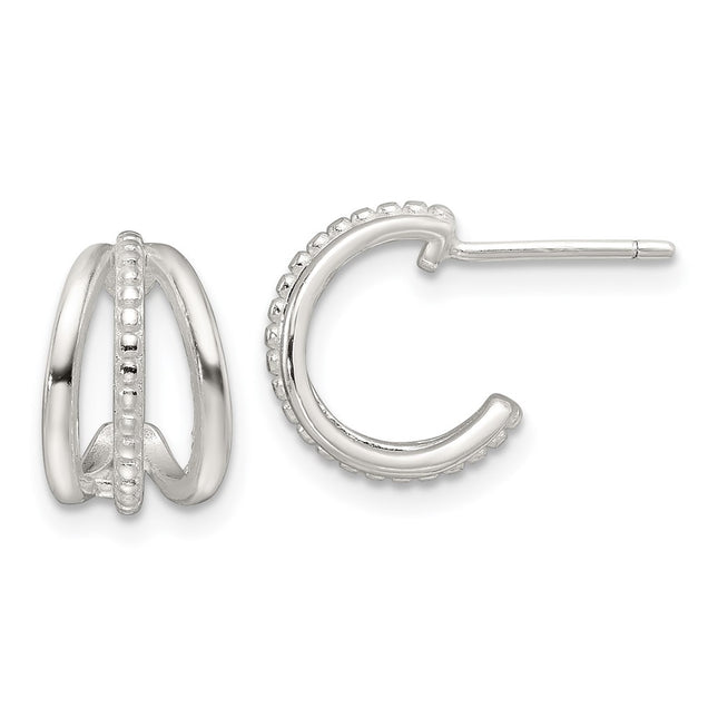 Sterling Silver Earrings Style QE16987 - Classique Jewelry Inc.