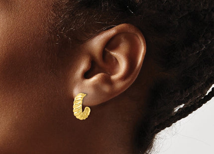 Sterling Silver Earrings Style QE16996GP - Classique Jewelry Inc.