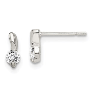Sterling Silver Earrings Style QE1703 - Classique Jewelry Inc.