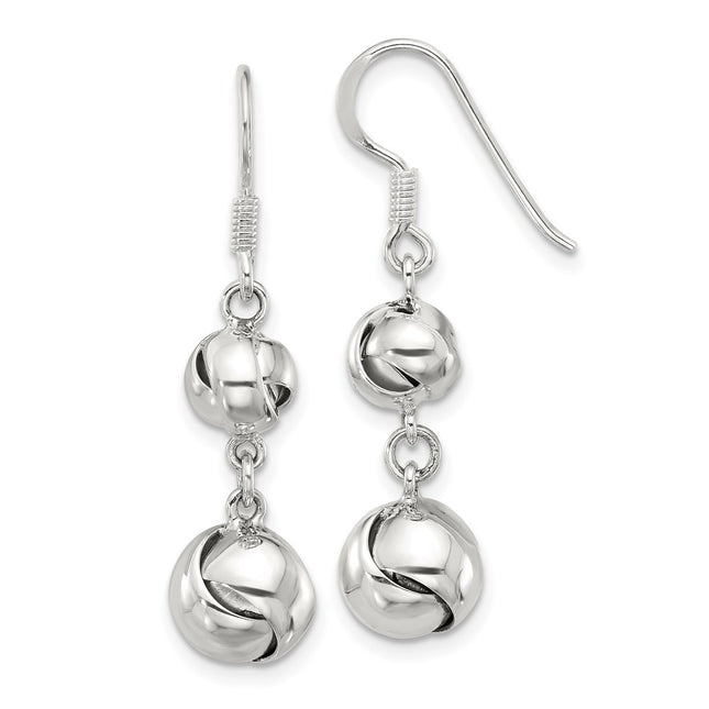 Sterling Silver Earrings Style QE17033 - Classique Jewelry Inc.