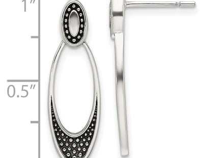 Sterling Silver Earrings Style QE17038 - Classique Jewelry Inc.