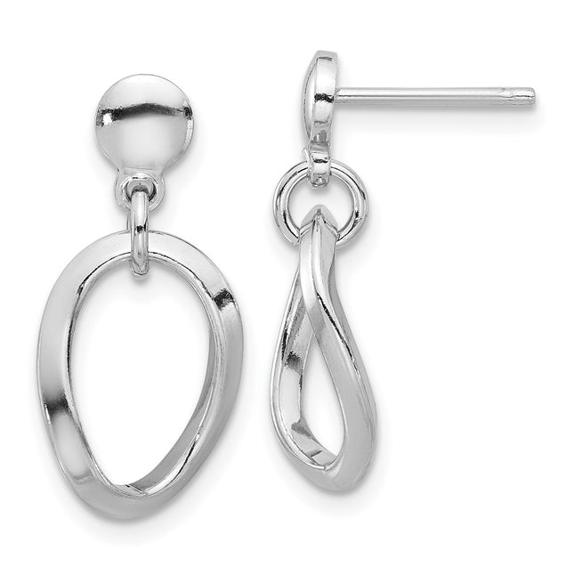 Sterling Silver Earrings Style QE17039 - Classique Jewelry Inc.
