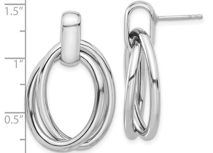 Sterling Silver Earrings Style QE17041 - Classique Jewelry Inc.