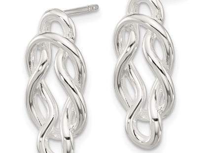 Sterling Silver Earrings Style QE17044 - Classique Jewelry Inc.