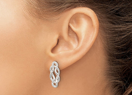 Sterling Silver Earrings Style QE17044 - Classique Jewelry Inc.